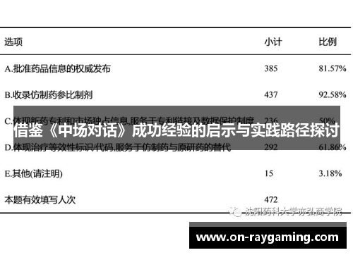 借鉴《中场对话》成功经验的启示与实践路径探讨